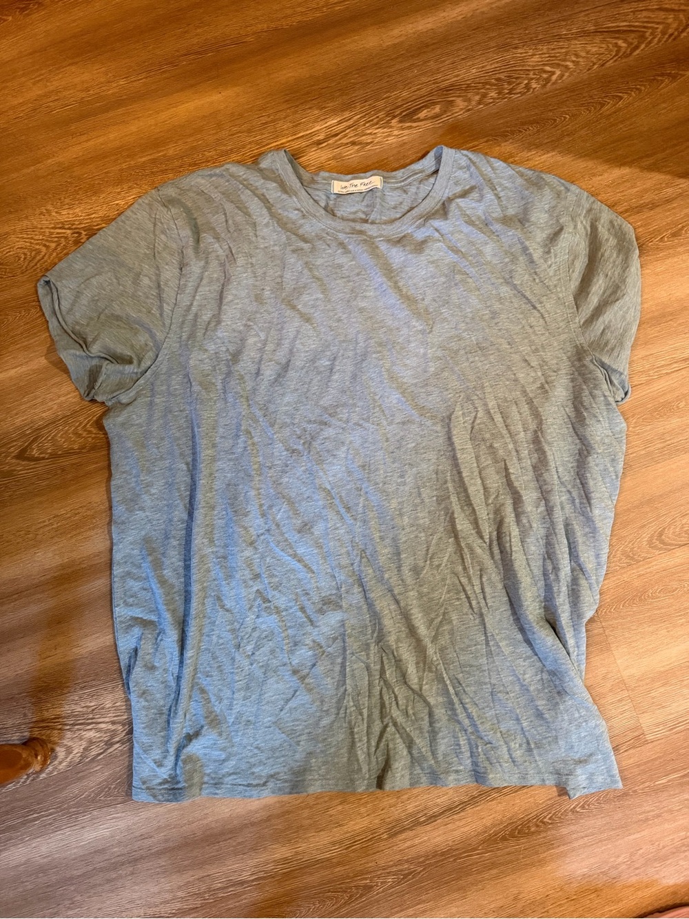 We The Free Heather Light Blue Short Sleeve Tee